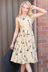 Hiroki Fit and Flare Cotton Dress - Latvia